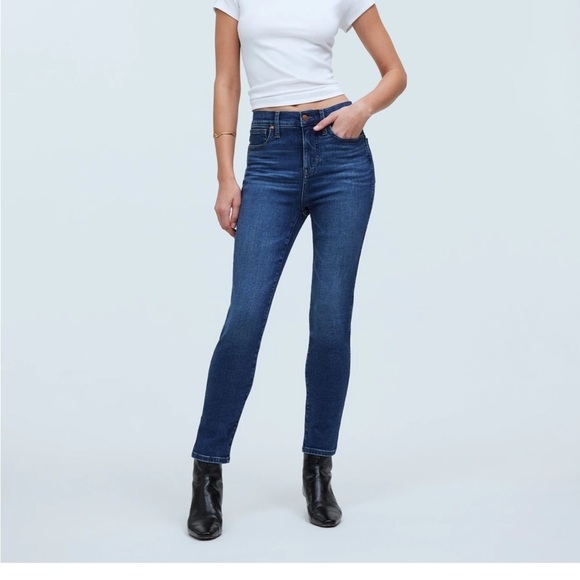 Madewell Denim - Madewell Pendleton dark wash Stovepipe Jeans nwot